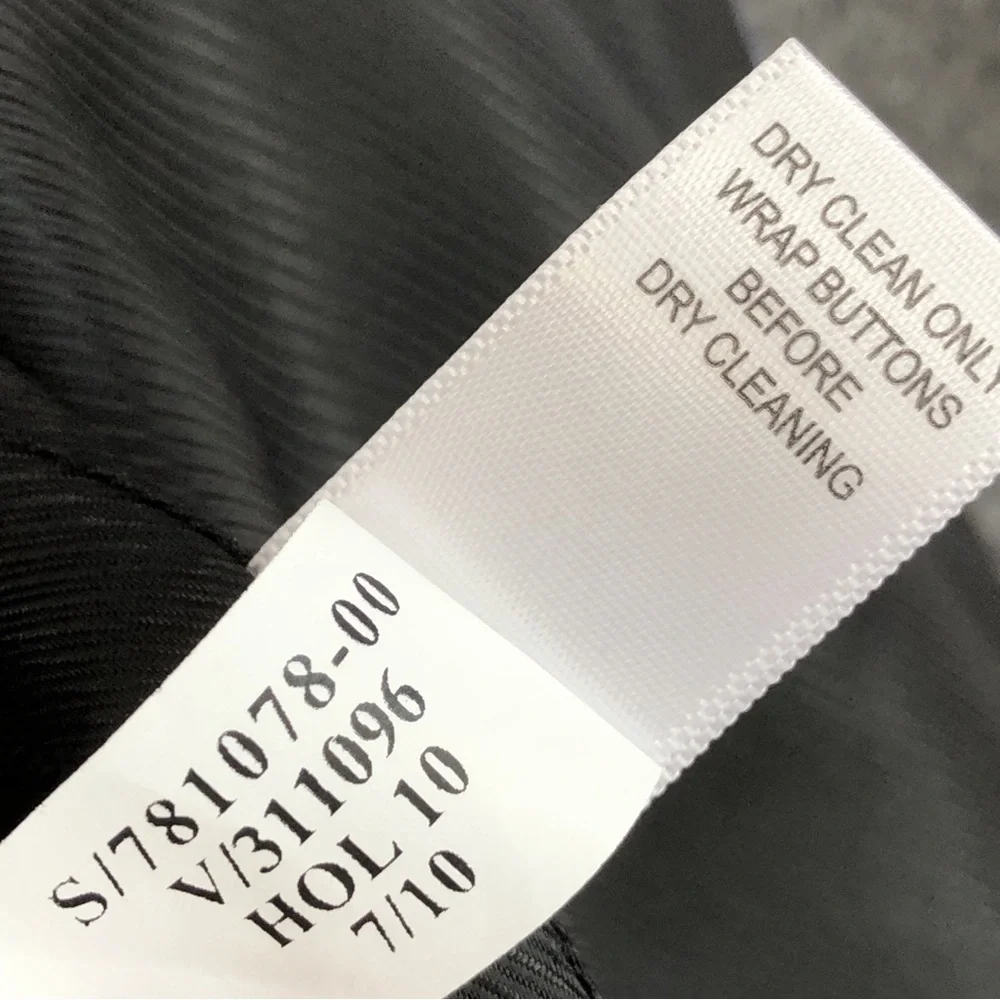 Banana Republic Preppy Gray Wool Blend Double Breasted Peacoat Small - Picture 14 of 16